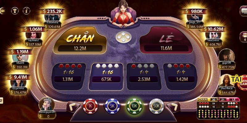 Đa dạng các cửa cược trong xóc đĩa Tứ Linh